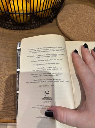 Libro Harry Potter and the Goblet of Fire (inglés)