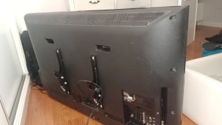 Televisión Sony Bravia LCD Negra 46 pulgadas.