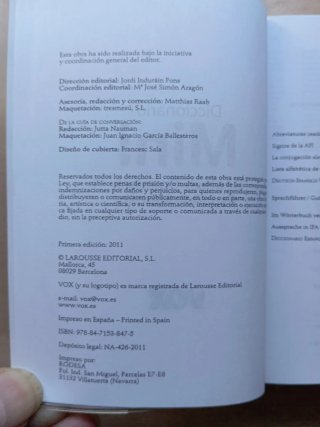 Diccionario bilingüe Mini Deutsch-Spanisch.