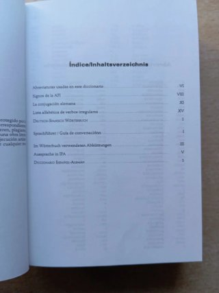 Diccionario bilingüe Mini Deutsch-Spanisch.