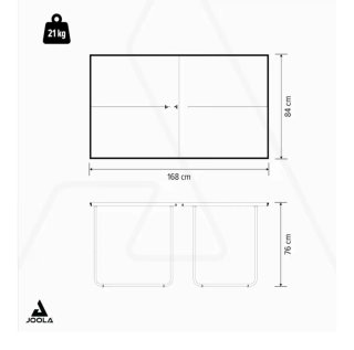 Mesa Ping Pong Joola 168x84
