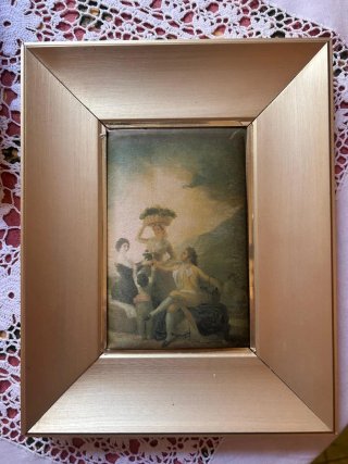 3 Cuadros Decorativos Madera y Tela
