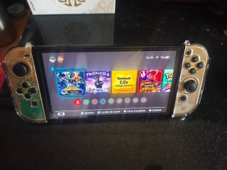 Nintendo Switch V2 OLED Edición Zelda Tears Kingdo