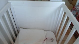 Cuna blanca barrotes IKEA