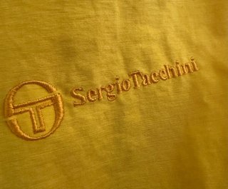 Giacca Sergio Tacchini Gialla Vintage Taglia M