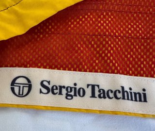Giacca Sergio Tacchini Gialla Vintage Taglia M