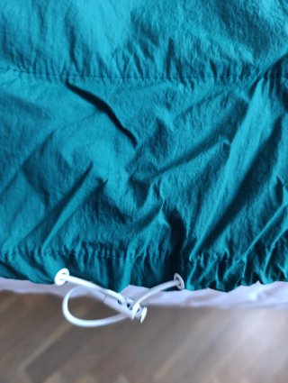 Cortavientos verde Zara mujer
