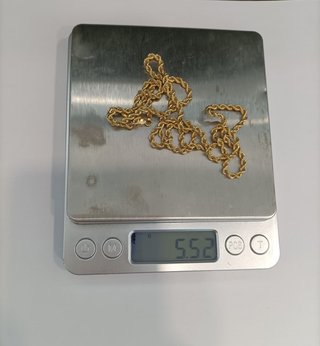 Cadena Oro 18k -Salomónica- 5,52gr- 60,50cm