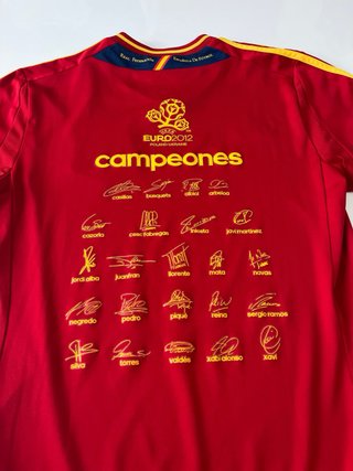 Camiseta España Eurocopa 2012 Campeones Talla S