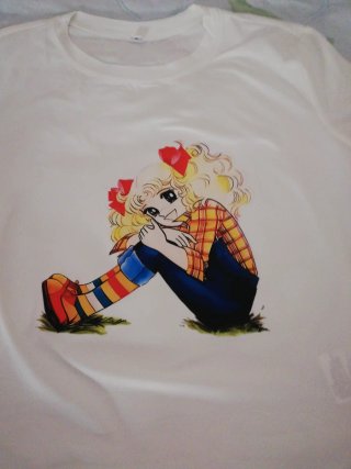 Maglietta donna stampa cartoni animati