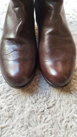 Botas de piel marrones talla 39
