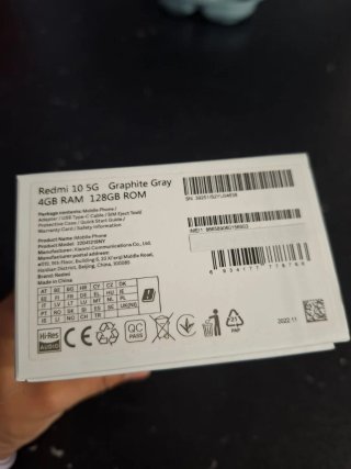 Xiaomi Redmi 10 5G 128GB Negro
