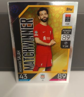 Carta Matchwinner Mohamed Salah 2022-23