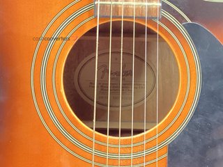 guitarra acustica fender cd60ce-sb