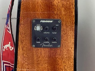 guitarra acustica fender cd60ce-sb
