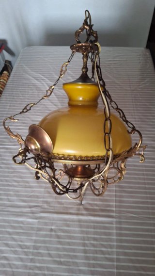 Lámpara modernista vintage original