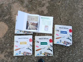 5 Archivadores Curso Dibujo y Pintura