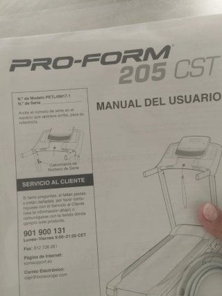 Cinta de Correr Pro-Form 205