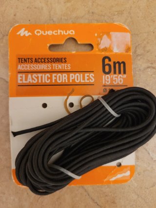 6 MTS GOMMA ELASTICA PER CAMPEGGIO