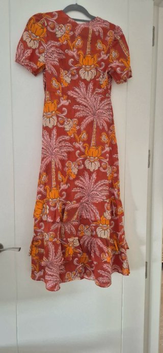 Vestido Zara Estampado Palmeras