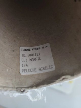 Bobina Hilo Boucle Blanco Marfil