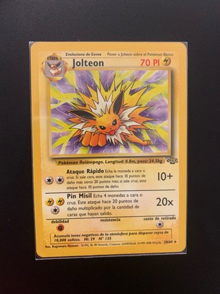 Carta Pokémon Jolteon Jungla 20/64
