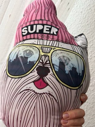 Cojín Perro Super Dog Decorativo casa coche