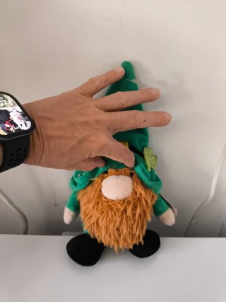 Peluche Gnomo Verde Trébol