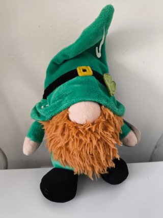 Peluche Gnomo Verde Trébol