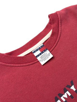 Tommy Jeans 90s Vintage Made in USA Sweatshirt Red