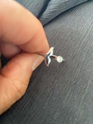 Anillo Cola de Sirena Plata Ajustable no envio