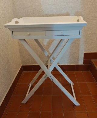 Mesita bandeja plegable de madera