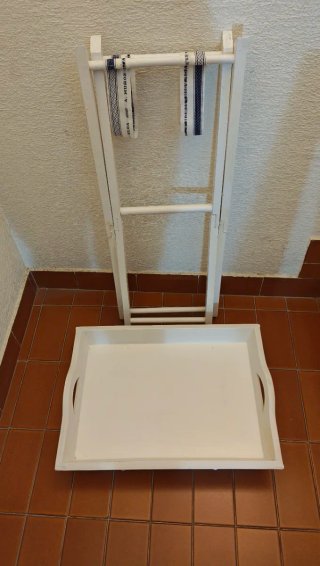 Mesita bandeja plegable de madera