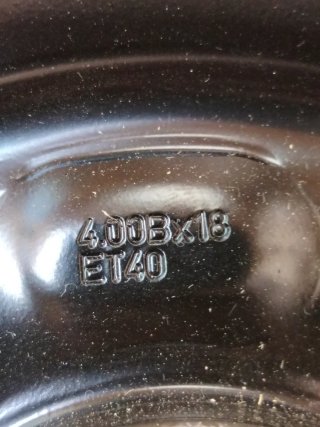 Rueda de repuesto T125/80R18 100M