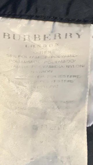 Giacca Burberry Vintage Nera XXL
