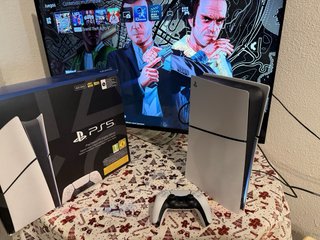 PS5 Digital 825GB + Mando + Juegos