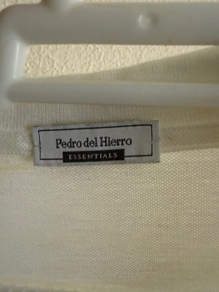 Polo Pedro del Hierro Blanco Talla M