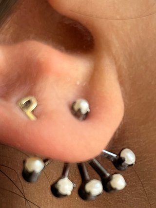Pendientes de plata con perlas