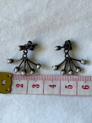 Pendientes de plata con perlas
