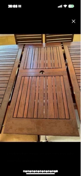 Conjunto Muebles Teca Terraza