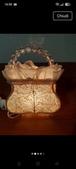 Coppia lampade borsa nuove