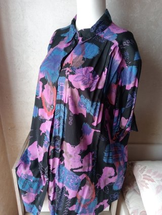 Camicia Vintage Stampa Floreale
