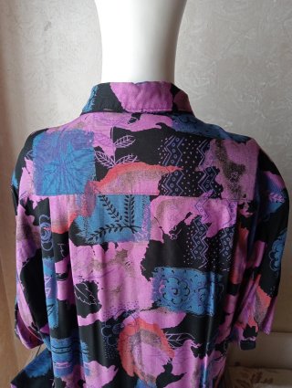Camicia Vintage Stampa Floreale