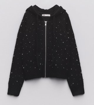 Chaqueta Zara con perlas