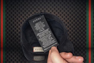 Gorra Gucci Negra Sin Uso Talla 57 cm