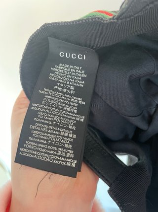 Gorra Gucci Negra Sin Uso Talla 57 cm