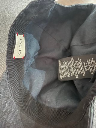 Gorra Gucci Negra Sin Uso Talla 57 cm