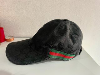 Gorra Gucci Negra Sin Uso Talla 57 cm