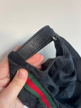 Gorra Gucci Negra Sin Uso Talla 57 cm