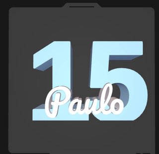 Números 29 para pastel con nombre Clarissa